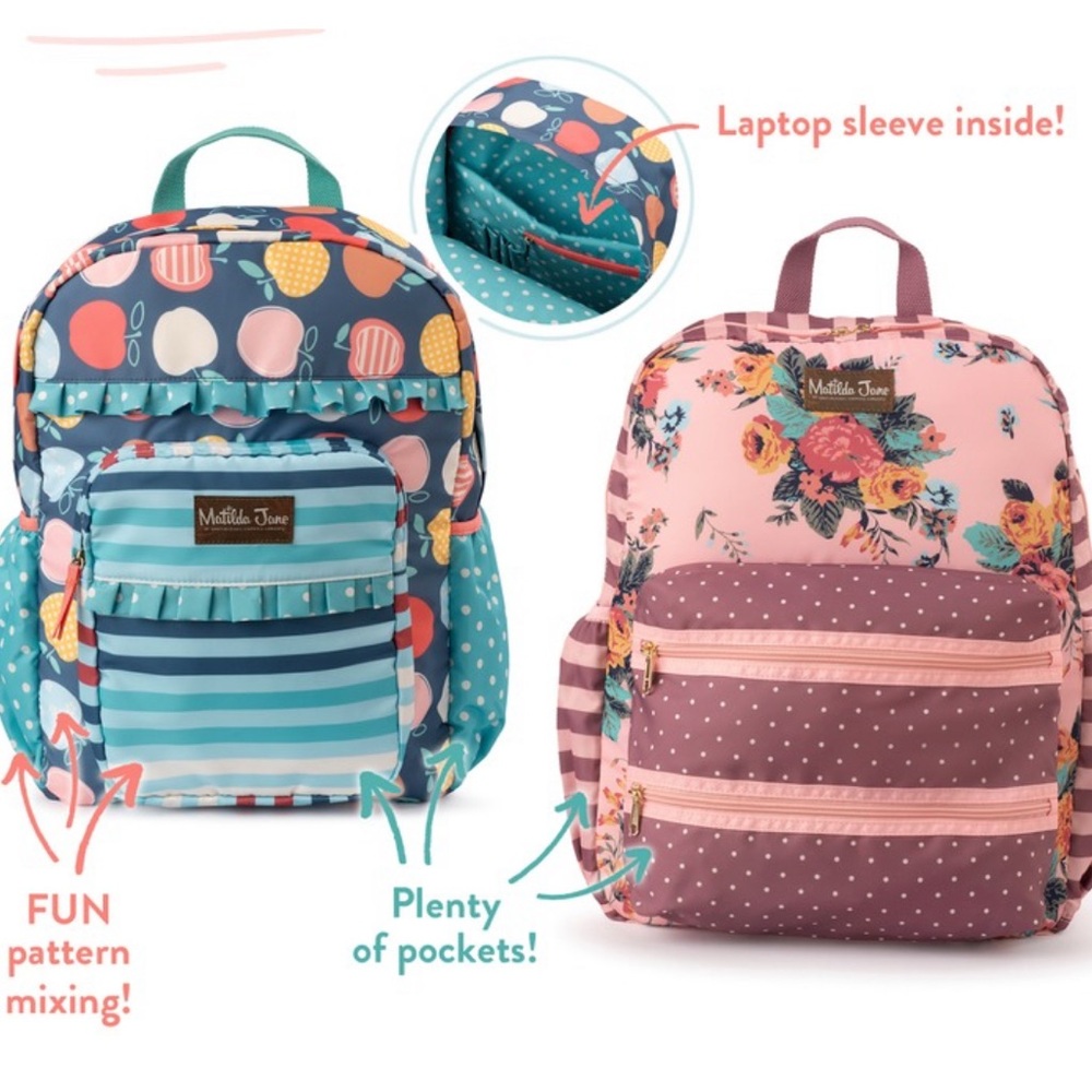 Matilda Jane Homework Time Backpack - Picture 4 of 4